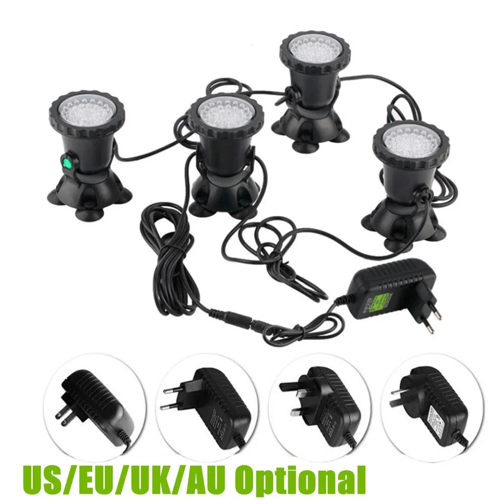 RGB Waterproof LED Underwater Light Lamp