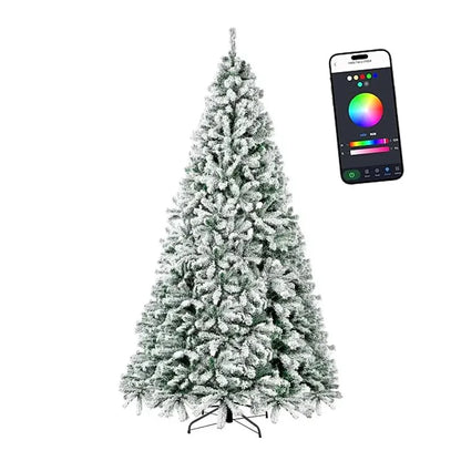 Auto Adjustable Pre-Lit Fir Christmas Tree