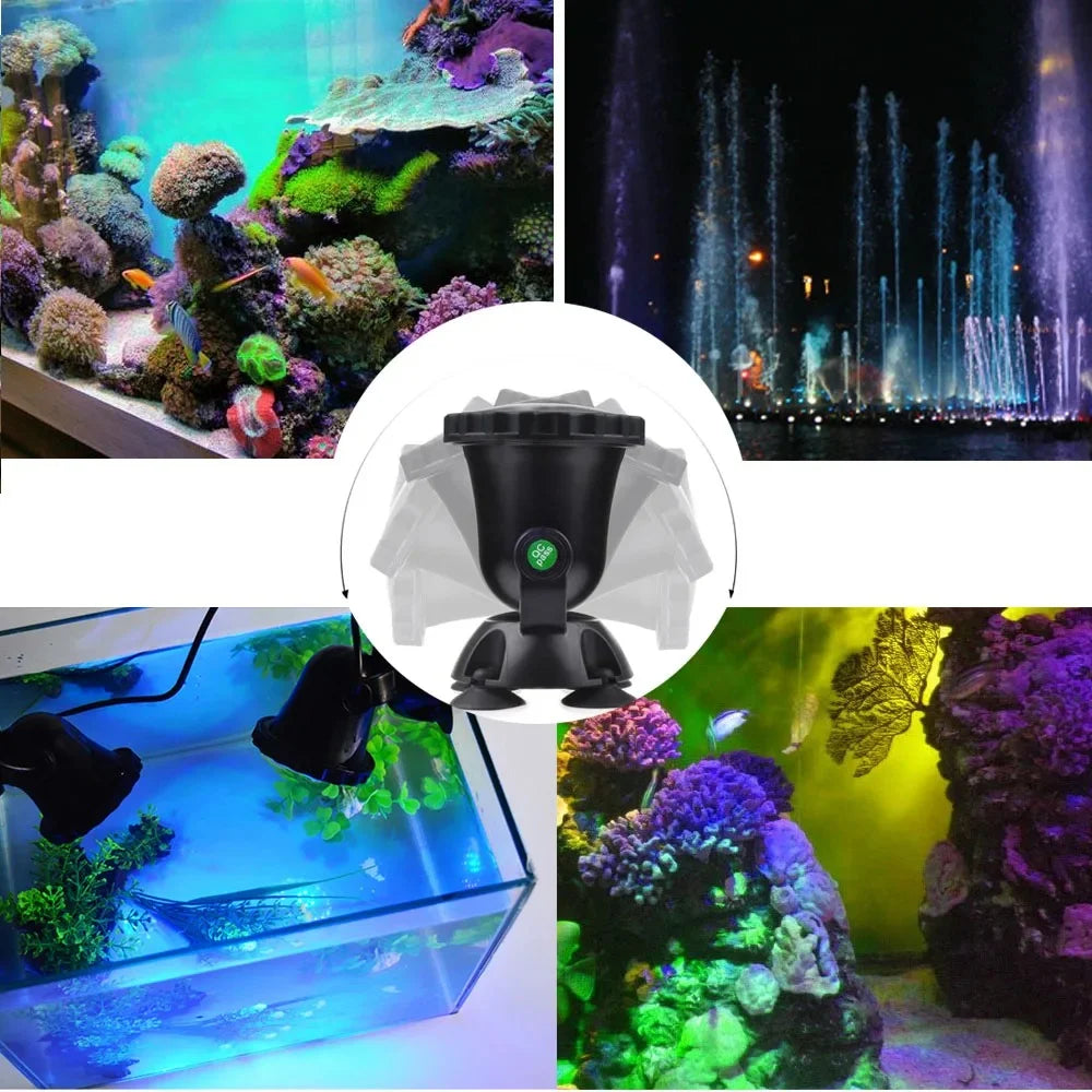 RGB Waterproof LED Underwater Light Lamp