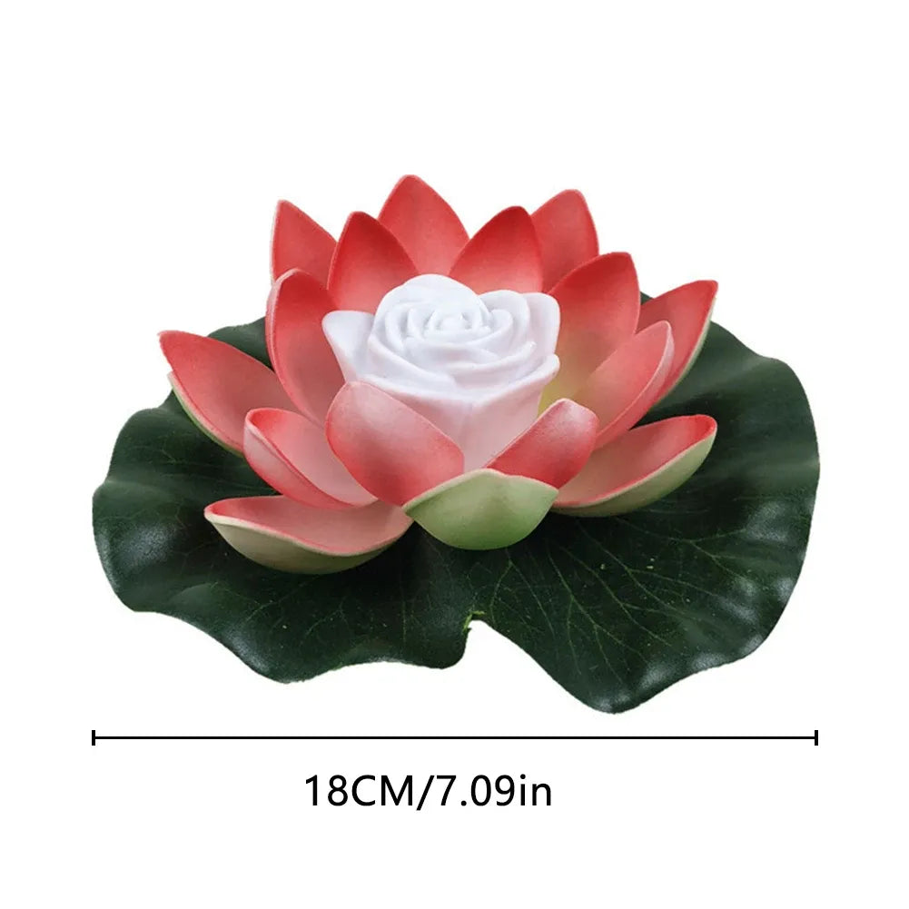 LED Waterproof Floating Lotus Light