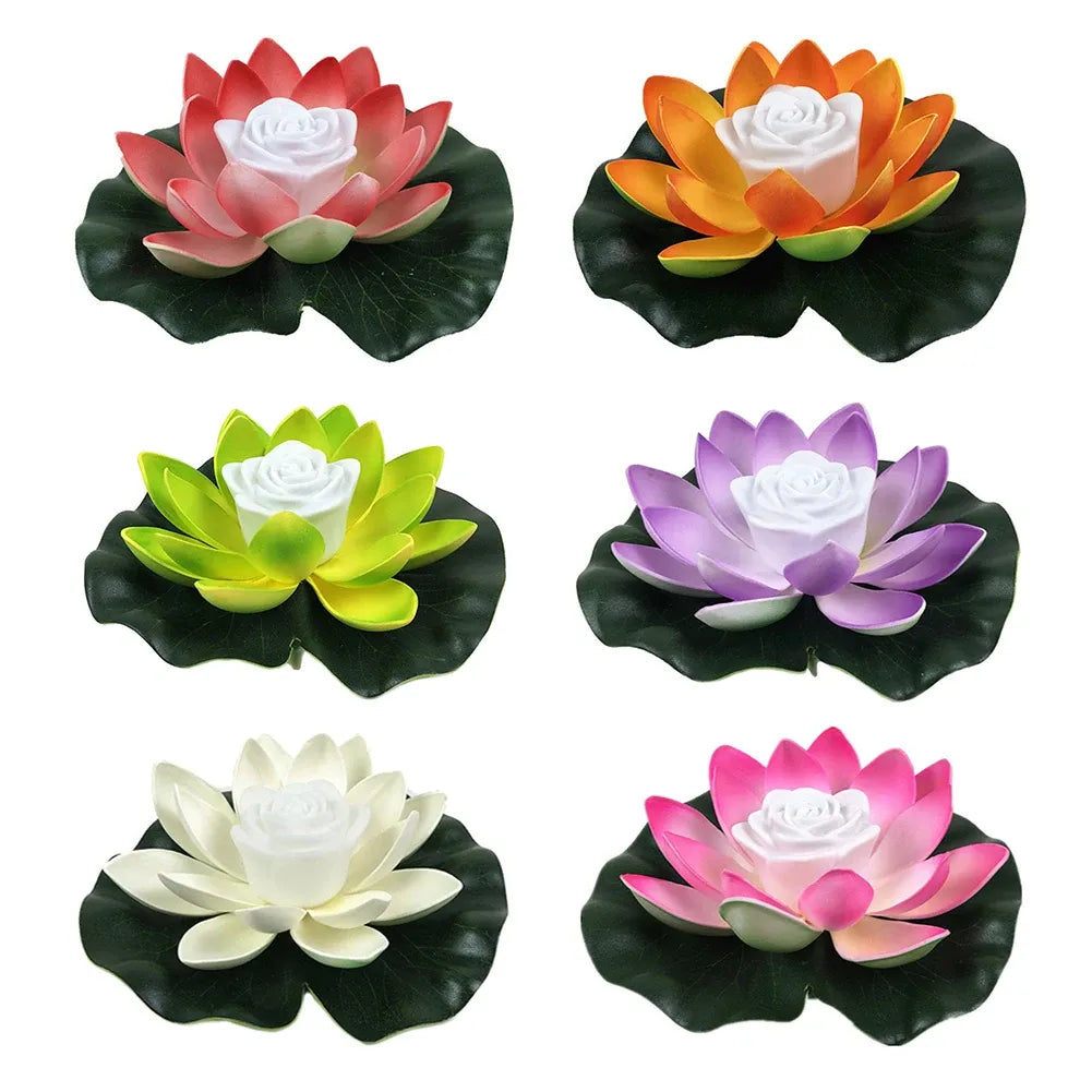 LED Waterproof Floating Lotus Light