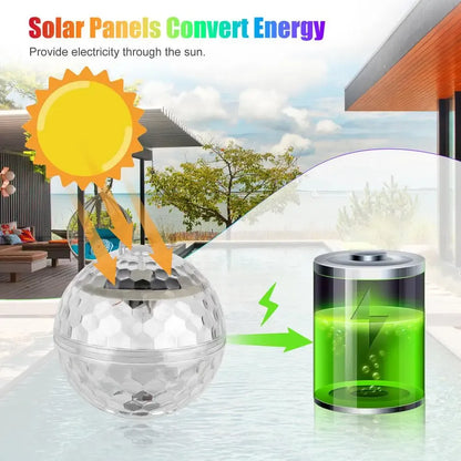 Solar Floating Pool Lights - 7 Colors Rotation