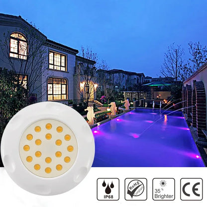 Thin Waterproof Swimming Pool Lamps