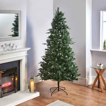 Pre-Lit Traditional Fir Multi-Function Christmas Tree