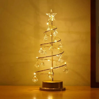 Christmas Crystal Tree Light Room Bedroom Decoration Led Lamp