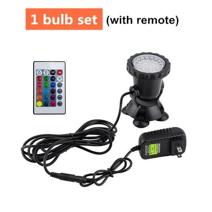 RGB Waterproof LED Underwater Light Lamp