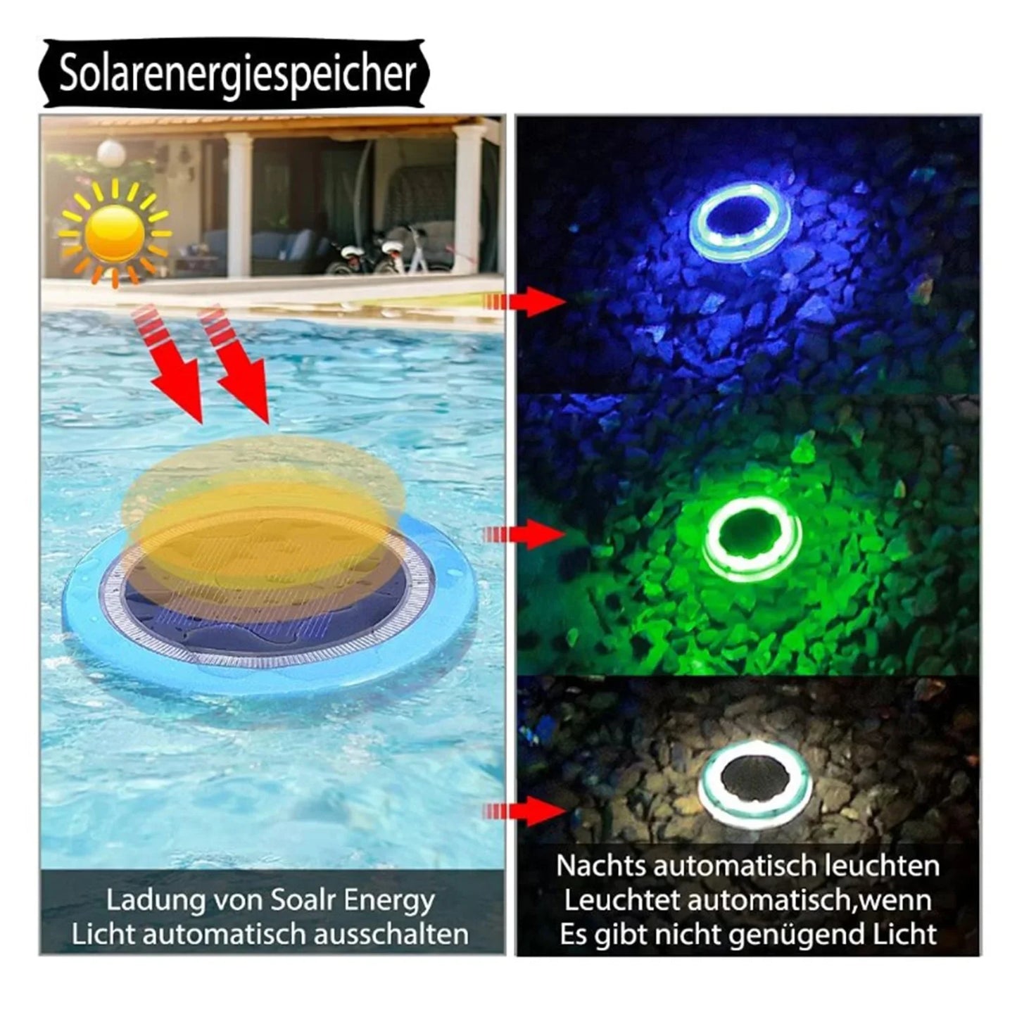 Solar Floating Pool Lights