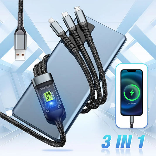 3-in-1 Super Fast Charging Cable